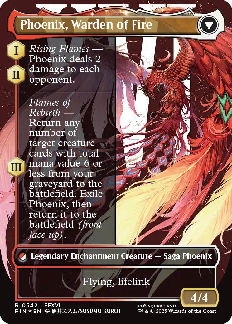Joshua, Phoenix's Dominant (Borderless) (Surge Foil) [FINAL FANTASY] | Exor Games Truro