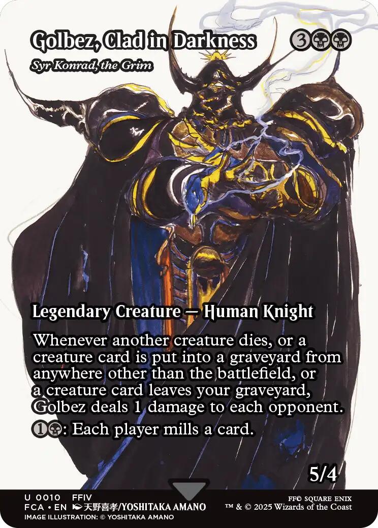Golbez, Clad in Darkness - Syr Konrad, the Grim (Showcase) [FINAL FANTASY : Through the Ages] | Exor Games Truro