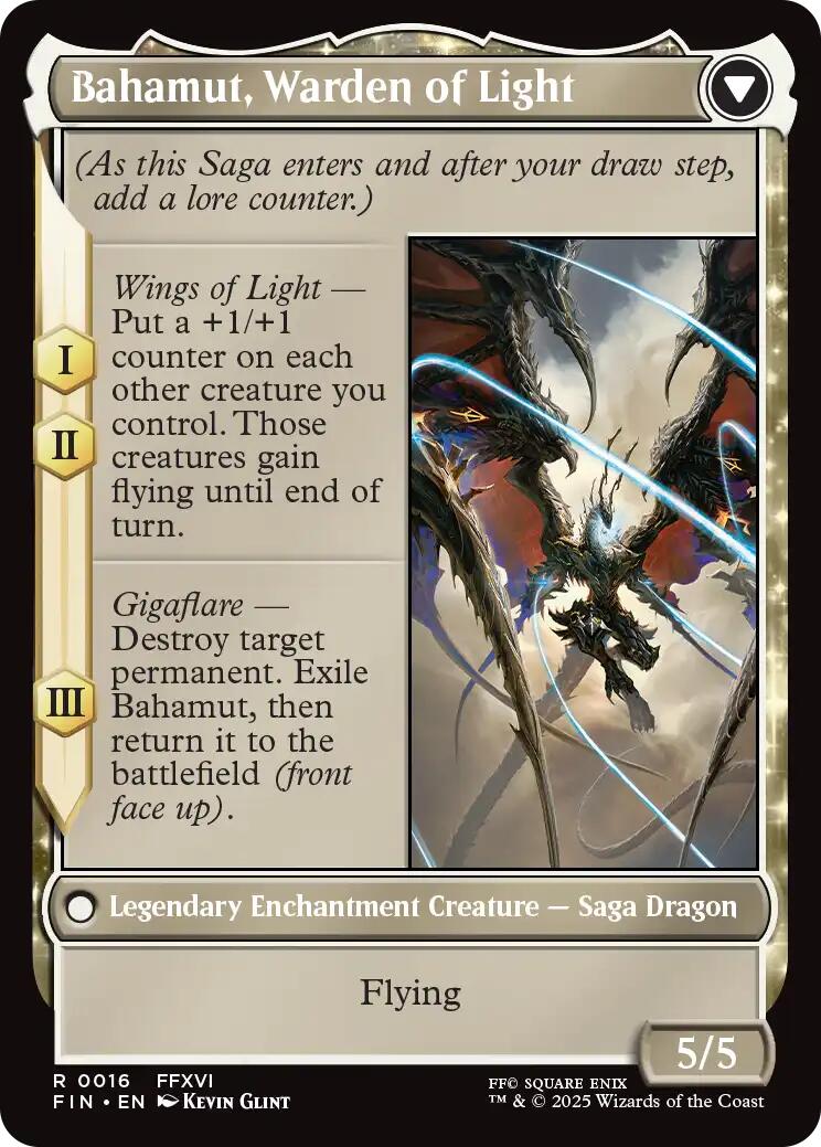 Dion, Bahamut's Dominant // Bahamut, Warden of Light [FINAL FANTASY] | Exor Games Truro