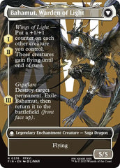 Dion, Bahamut's Dominant // Bahamut, Warden of Light (Borderless) [FINAL FANTASY] | Exor Games Truro