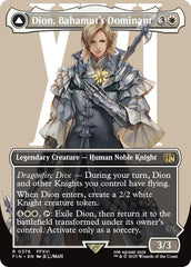 Dion, Bahamut's Dominant // Bahamut, Warden of Light (Borderless) [FINAL FANTASY] | Exor Games Truro