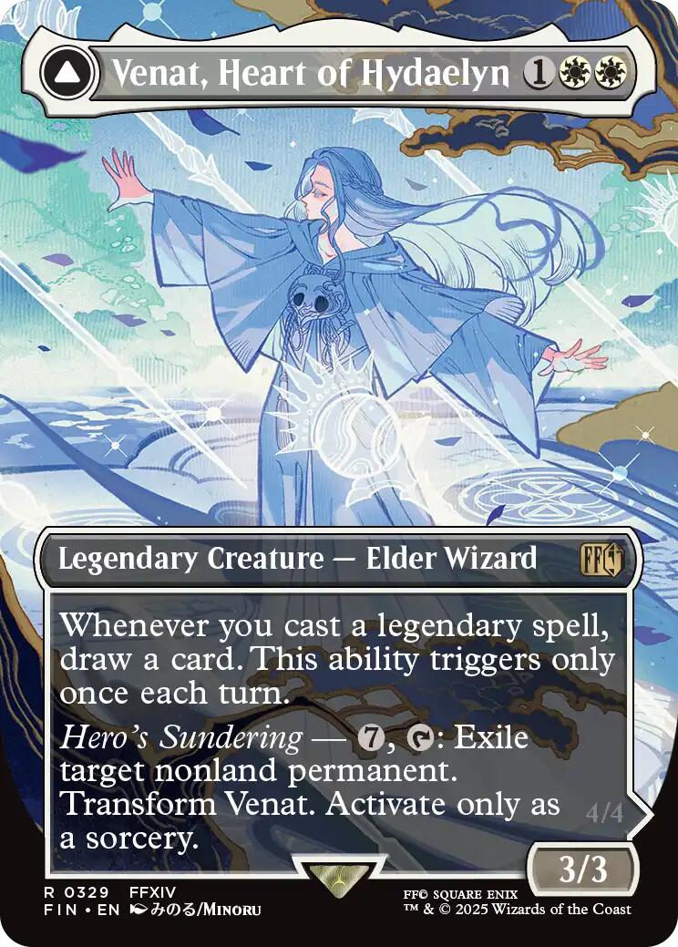 Venat, Heart of Hydaelyn // Hydaelyn, the Mothercrystal (Borderless) [FINAL FANTASY] | Exor Games Truro