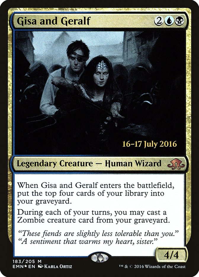 Gisa and Geralf [Eldritch Moon Prerelease Promos] | Exor Games Truro