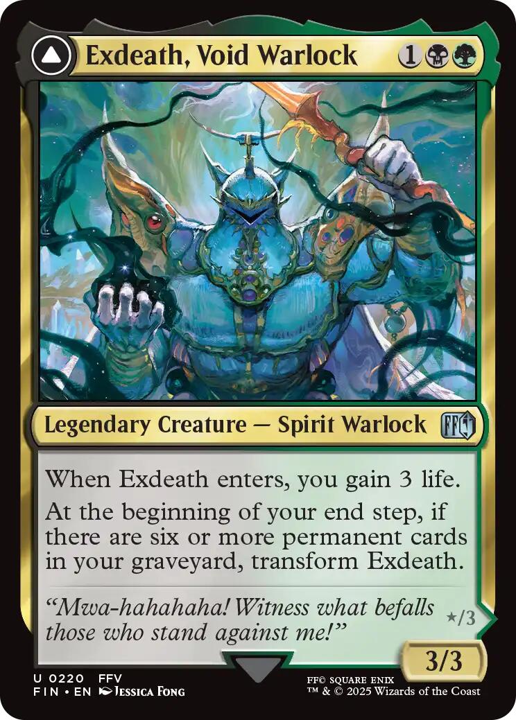 Exdeath, Void Warlock // Neo Exdeath, Dimension's End [FINAL FANTASY] | Exor Games Truro