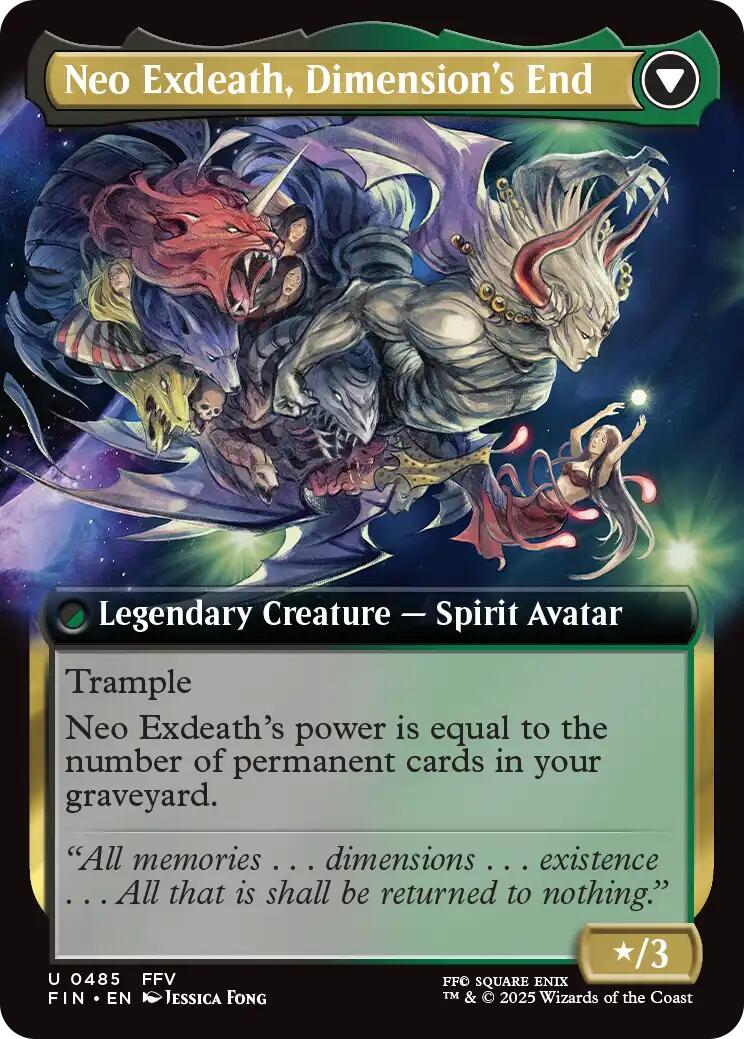 Exdeath, Void Warlock // Neo Exdeath, Dimension's End (Extended Art) [FINAL FANTASY] | Exor Games Truro
