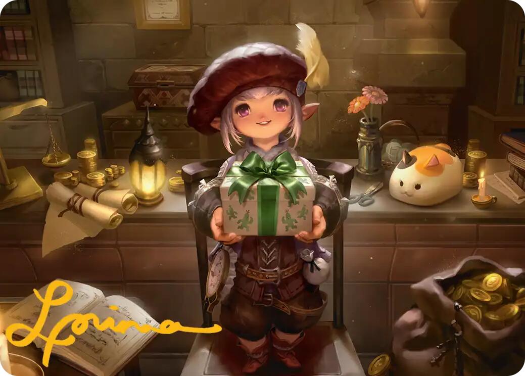 Tataru Taru Art Card (Gold-Stamped Signature) [FINAL FANTASY Art Series] | Exor Games Truro