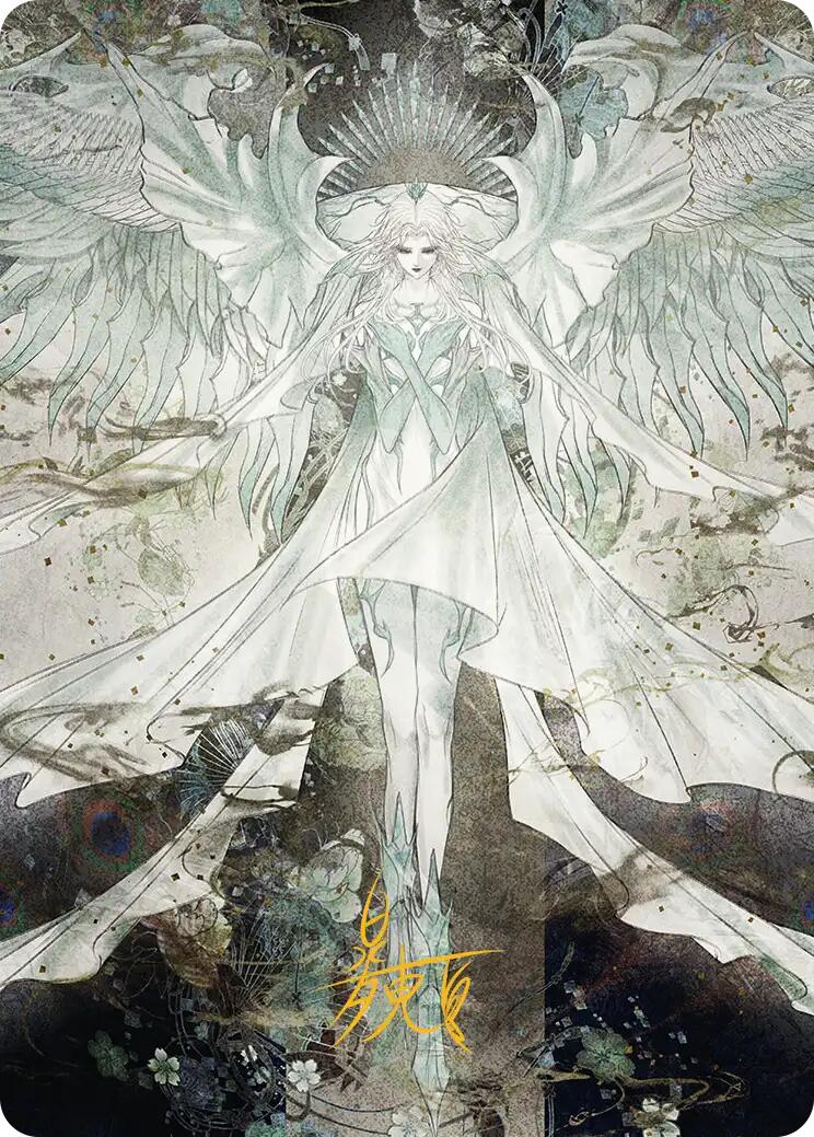 Hydaelyn, the Mothercrystal Art Card (Gold-Stamped Signature) [FINAL FANTASY Art Series] | Exor Games Truro