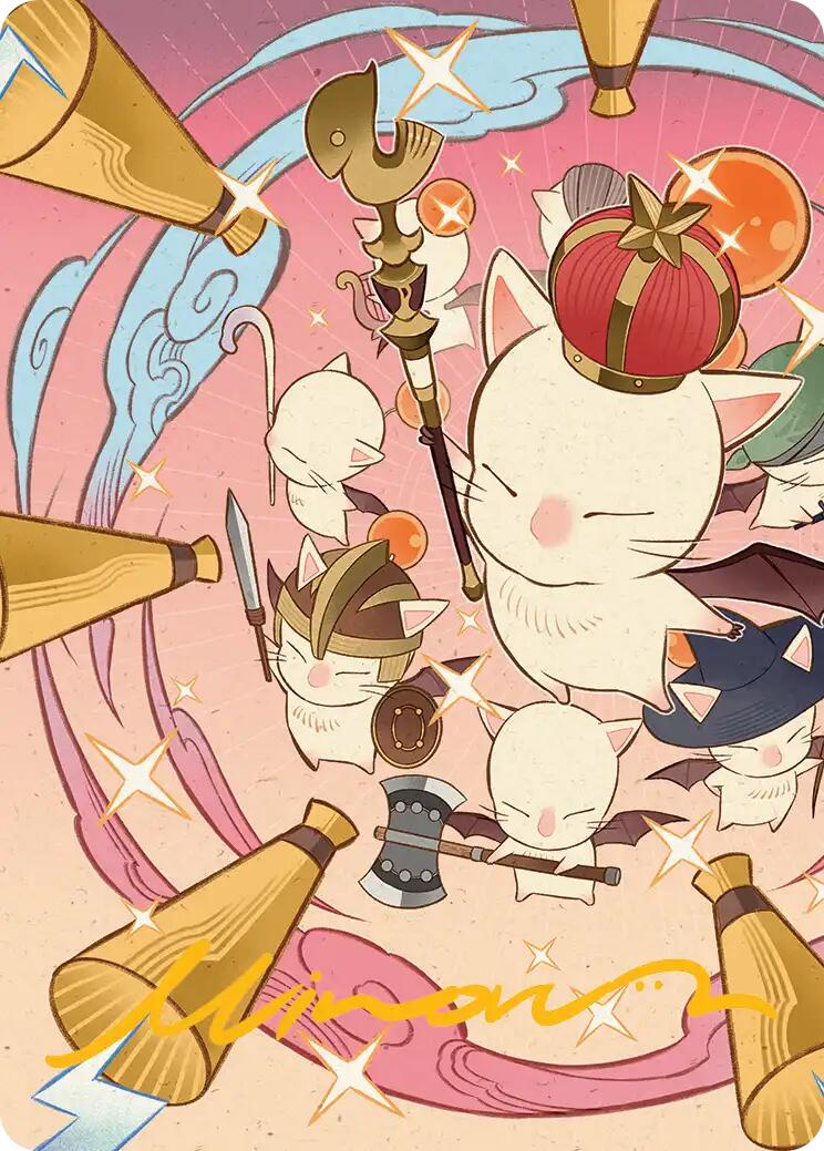 Summon: Good King Mog XII Art Card (Gold-Stamped Signature) [FINAL FANTASY Art Series] | Exor Games Truro