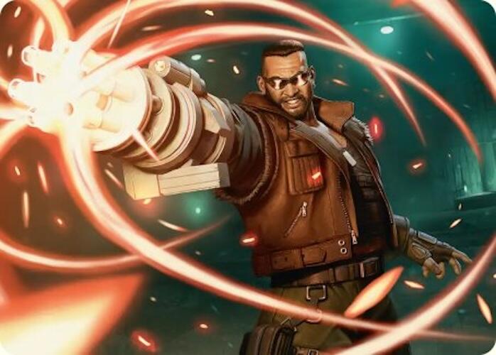 Barret Wallace Art Card [FINAL FANTASY Art Series] | Exor Games Truro
