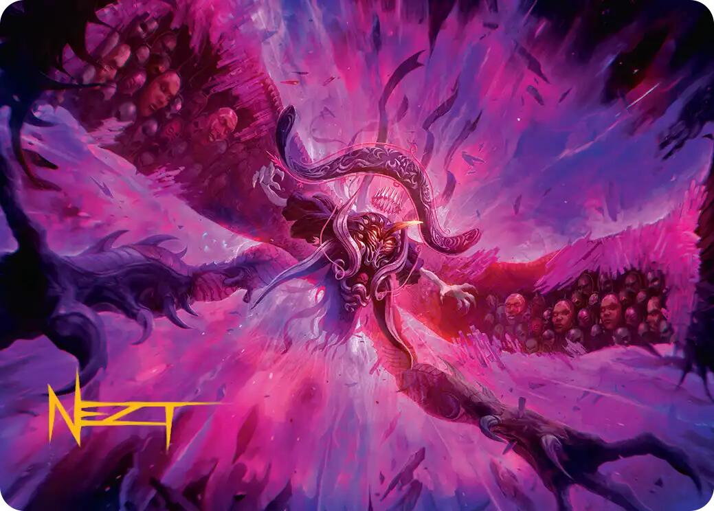 Hades, Sorcerer of Eld Art Card (Gold-Stamped Signature) [FINAL FANTASY Art Series] | Exor Games Truro