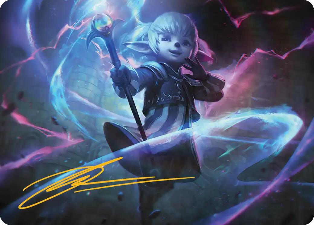 Shantotto, Tactician Magician Art Card (Gold-Stamped Signature) [FINAL FANTASY Art Series] | Exor Games Truro