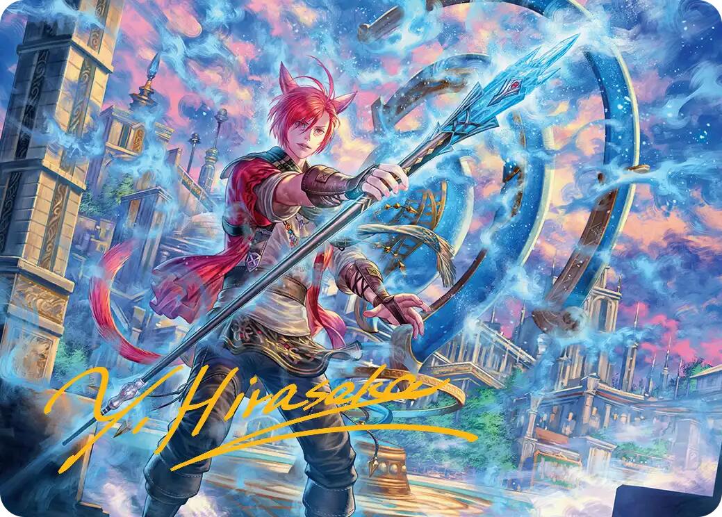 G'raha Tia, Scion Reborn Art Card (19) (Gold-Stamped Signature) [FINAL FANTASY Art Series] | Exor Games Truro