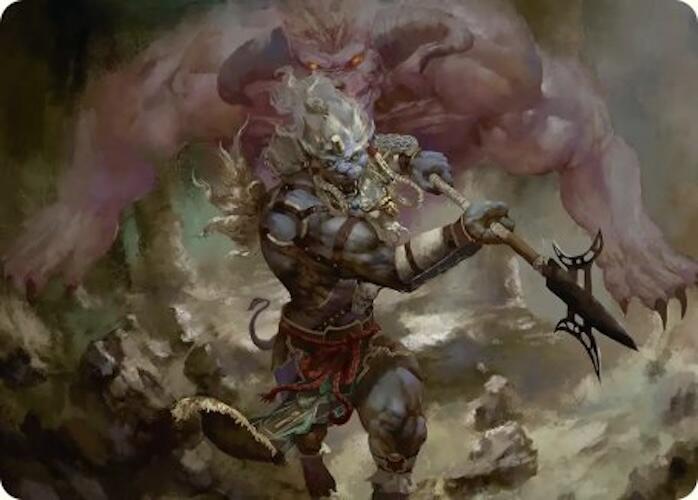Kimahri, Valiant Guardian Art Card [FINAL FANTASY Art Series] | Exor Games Truro