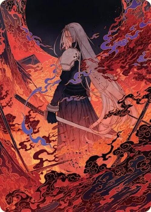 Nibelheim Aflame Art Card [FINAL FANTASY Art Series] | Exor Games Truro