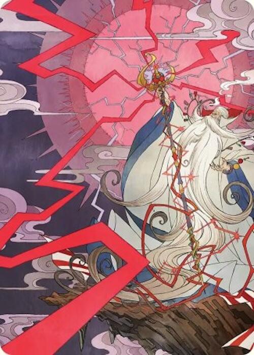 Summon: Esper Ramuh Art Card [FINAL FANTASY Art Series] | Exor Games Truro