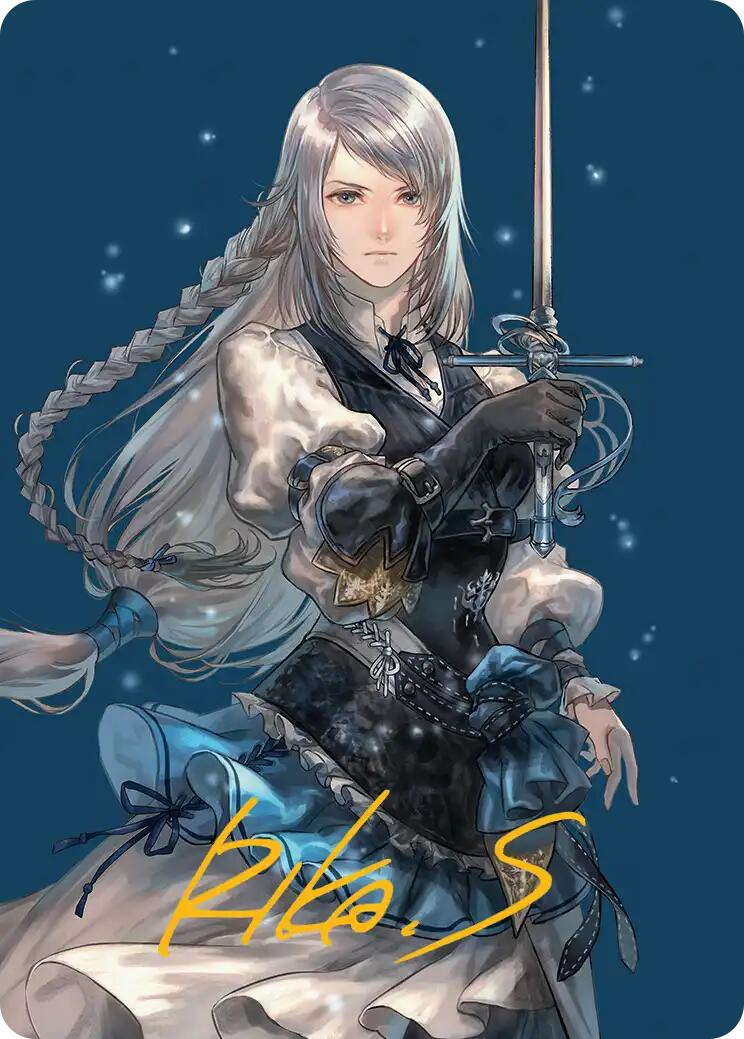 Jill, Shiva's Dominant Art Card (Gold-Stamped Signature) [FINAL FANTASY Art Series] | Exor Games Truro