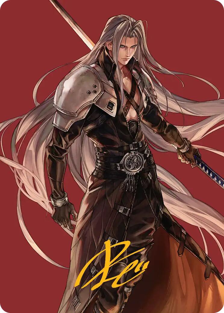 Sephiroth, Fabled SOLDIER Art Card (Gold-Stamped Signature) [FINAL FANTASY Art Series] | Exor Games Truro