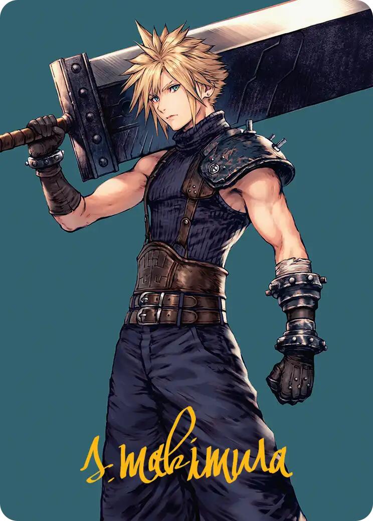 Cloud, Ex-SOLDIER Art Card (Gold-Stamped Signature) [FINAL FANTASY Art Series] | Exor Games Truro