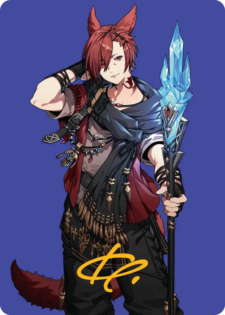 G'raha Tia, Scion Reborn Art Card (51) (Gold-Stamped Signature) [FINAL FANTASY Art Series] | Exor Games Truro