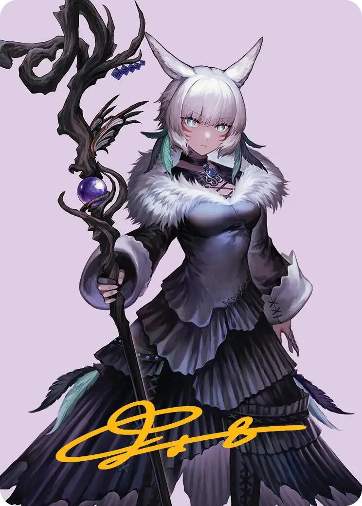 Y'shtola, Night's Blessed Art Card (53) (Gold-Stamped Signature) [FINAL FANTASY Art Series] | Exor Games Truro
