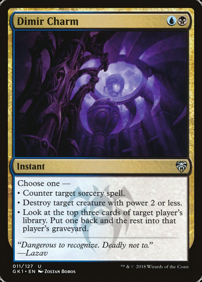 Dimir Charm [Guilds of Ravnica Guild Kit] | Exor Games Truro