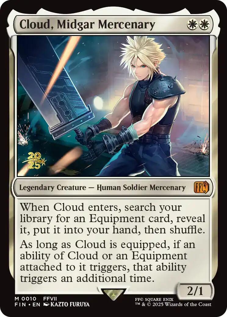 Cloud, Midgar Mercenary [FINAL FANTASY Prerelease Promo] | Exor Games Truro
