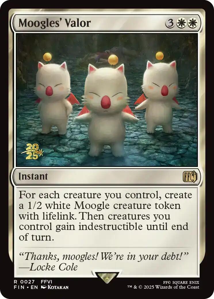 Moogles' Valor [FINAL FANTASY Prerelease Promo] | Exor Games Truro