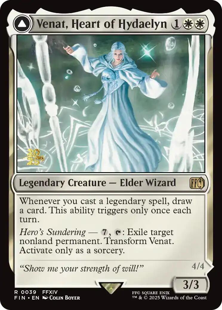 Venat, Heart of Hydaelyn // Hydaelyn, the Mothercrystal [FINAL FANTASY Prerelease Promo] | Exor Games Truro
