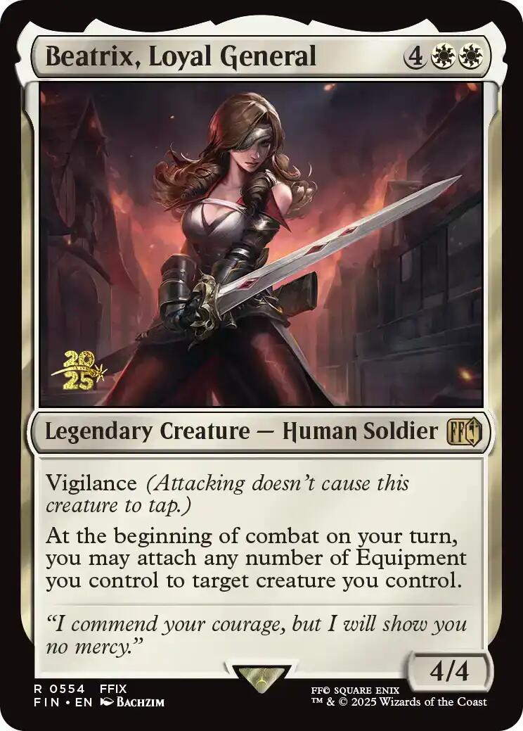 Beatrix, Loyal General [FINAL FANTASY Prerelease Promo] | Exor Games Truro
