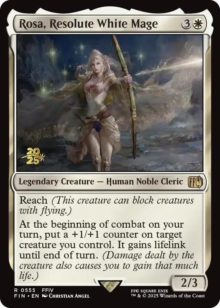 Rosa, Resolute White Mage [FINAL FANTASY Prerelease Promo] | Exor Games Truro