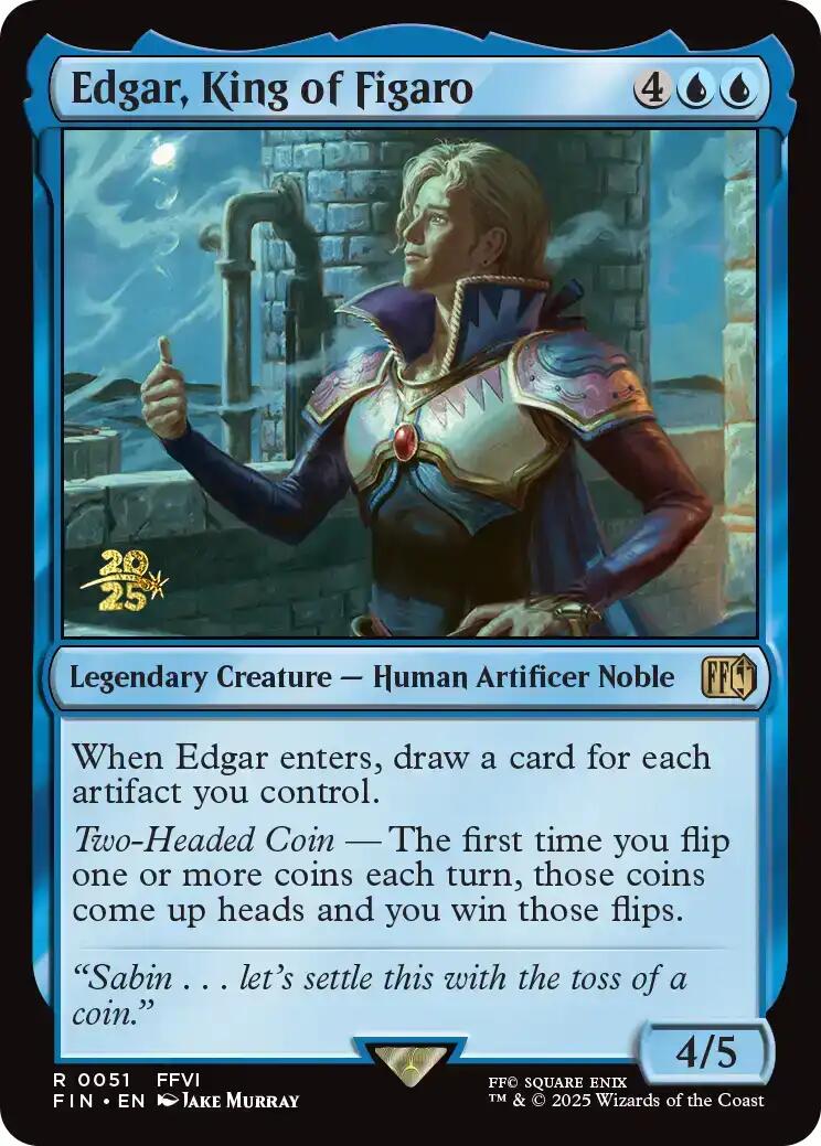 Edgar, King of Figaro [FINAL FANTASY Prerelease Promo] | Exor Games Truro