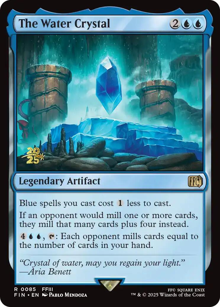 The Water Crystal [FINAL FANTASY Prerelease Promo] | Exor Games Truro