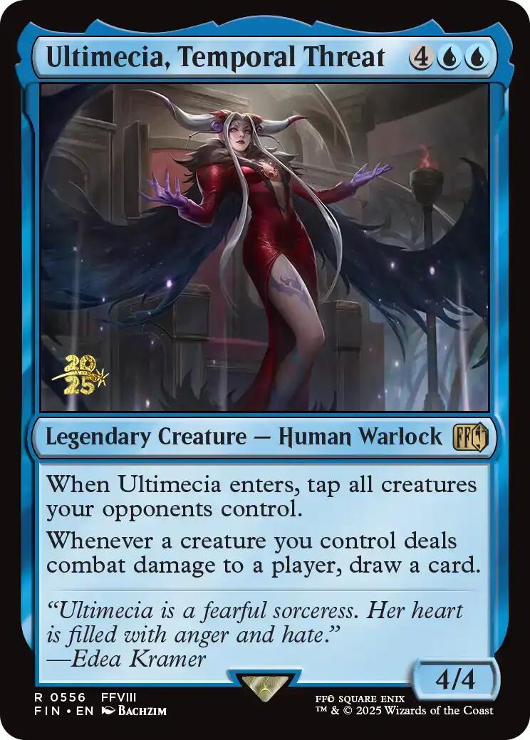 Ultimecia, Temporal Threat [FINAL FANTASY Prerelease Promo] | Exor Games Truro