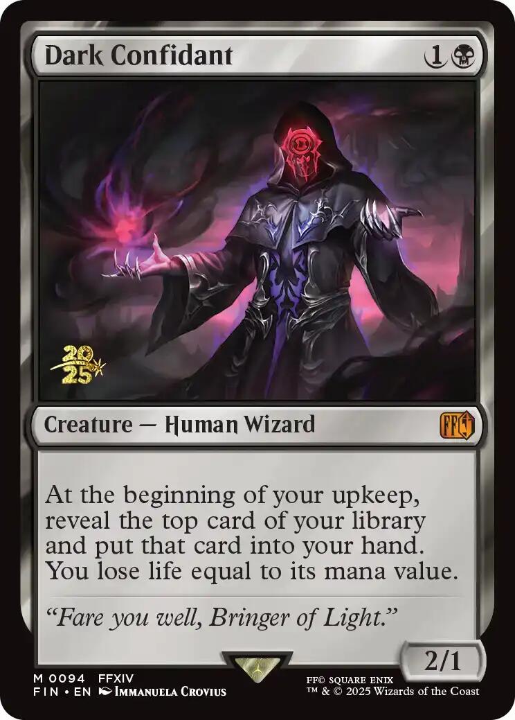 Dark Confidant [FINAL FANTASY Prerelease Promo] | Exor Games Truro