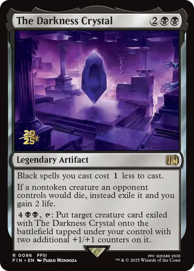 The Darkness Crystal [FINAL FANTASY Prerelease Promo] | Exor Games Truro