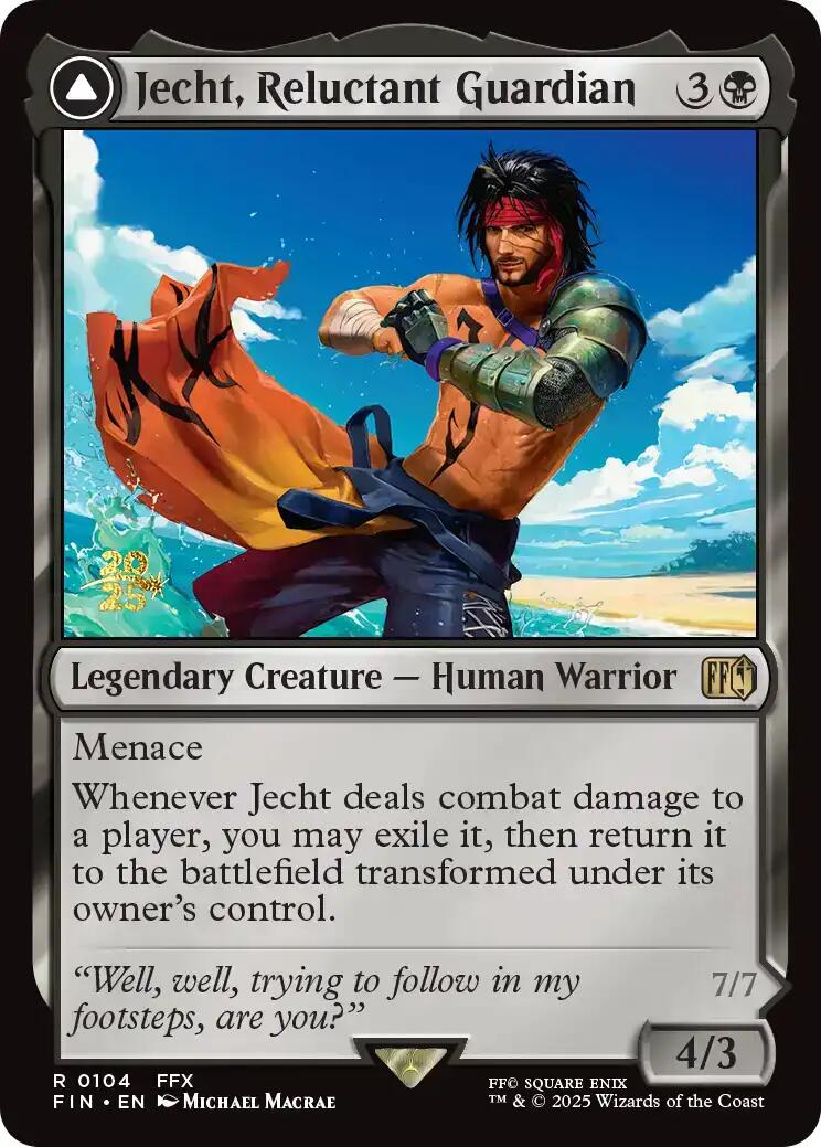 Jecht, Reluctant Guardian // Braska's Final Aeon [FINAL FANTASY Prerelease Promo] | Exor Games Truro