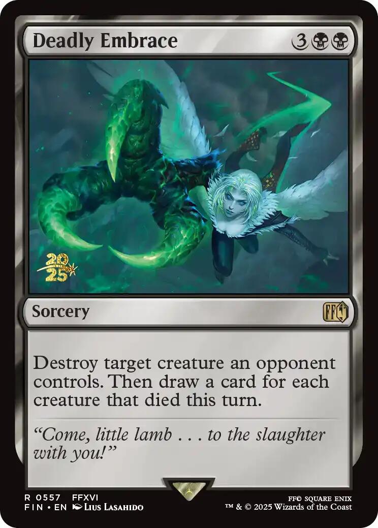 Deadly Embrace [FINAL FANTASY Prerelease Promo] | Exor Games Truro