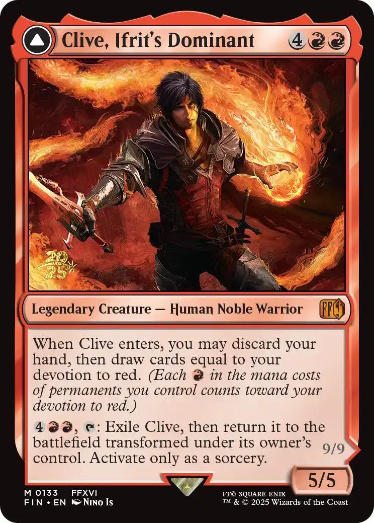 Clive, Ifrit's Dominant [FINAL FANTASY Prerelease Promo] | Exor Games Truro
