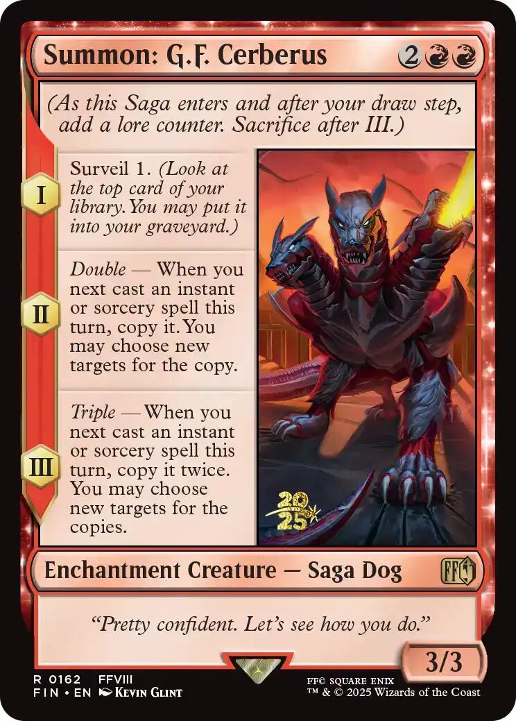 Summon: G.F. Cerberus [FINAL FANTASY Prerelease Promo] | Exor Games Truro