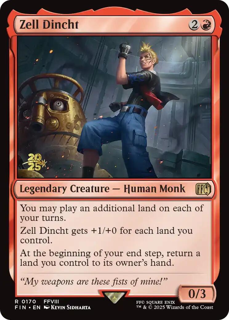 Zell Dincht [FINAL FANTASY Prerelease Promo] | Exor Games Truro