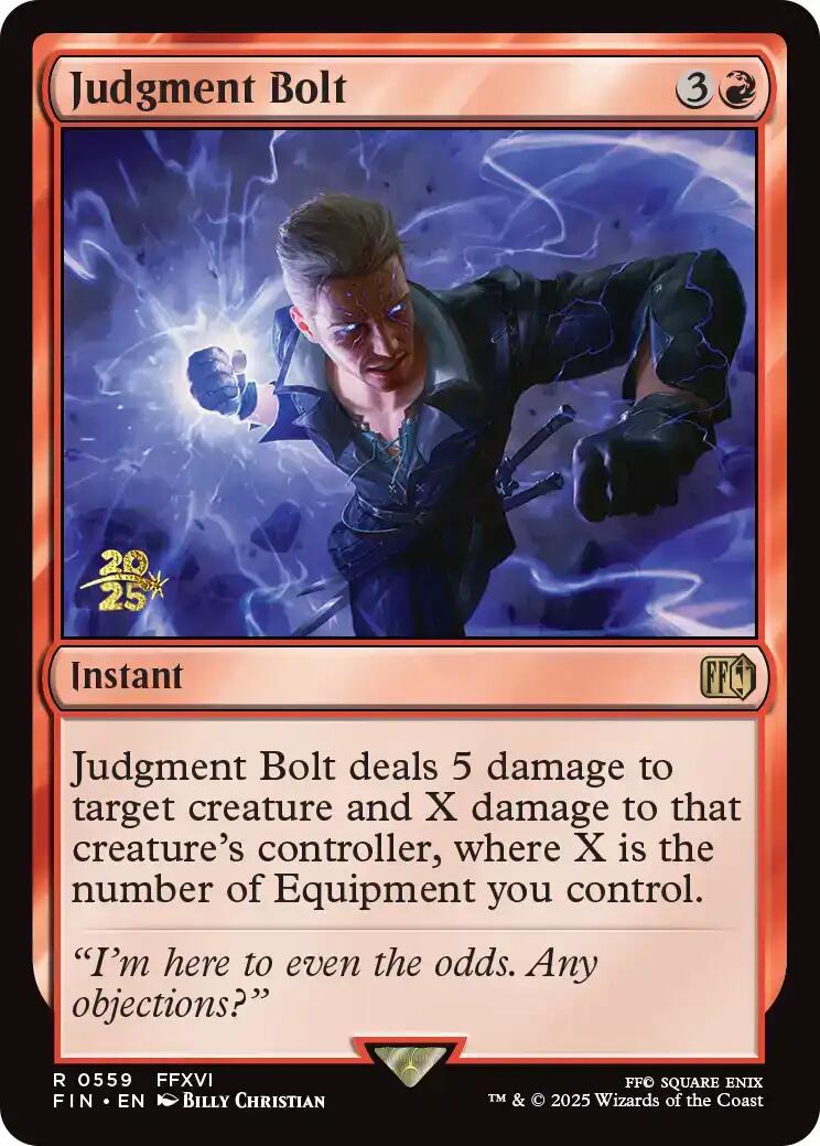 Judgment Bolt [FINAL FANTASY Prerelease Promo] | Exor Games Truro