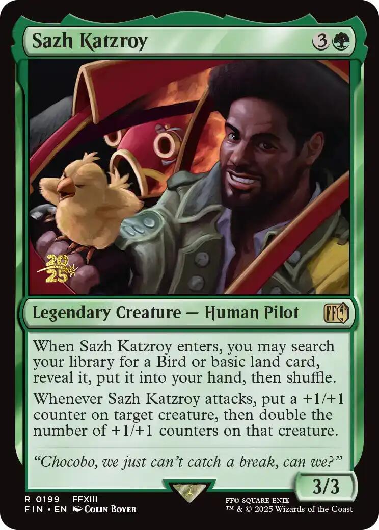 Sazh Katzroy [FINAL FANTASY Prerelease Promo] | Exor Games Truro