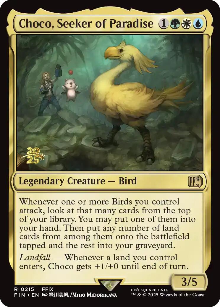 Choco, Seeker of Paradise [FINAL FANTASY Prerelease Promo] | Exor Games Truro