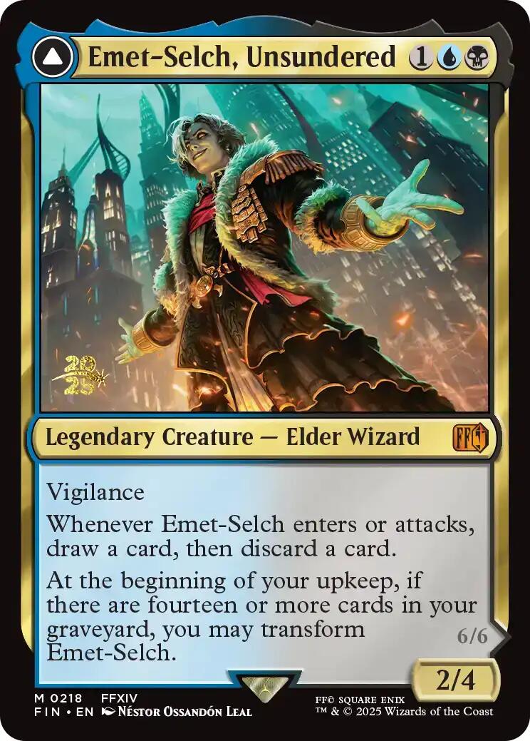 Emet-Selch, Unsundered // Hades, Sorcerer of Eld [FINAL FANTASY Prerelease Promo] | Exor Games Truro