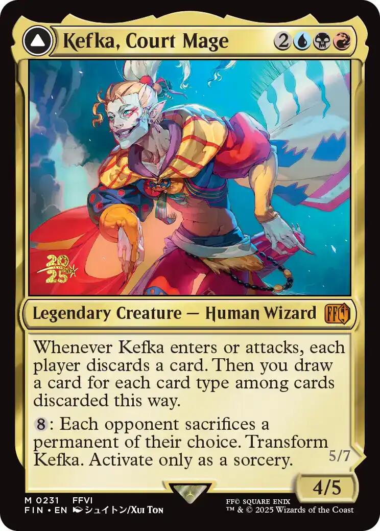 Kefka, Court Mage // Kefka, Ruler of Ruin [FINAL FANTASY Prerelease Promo] | Exor Games Truro