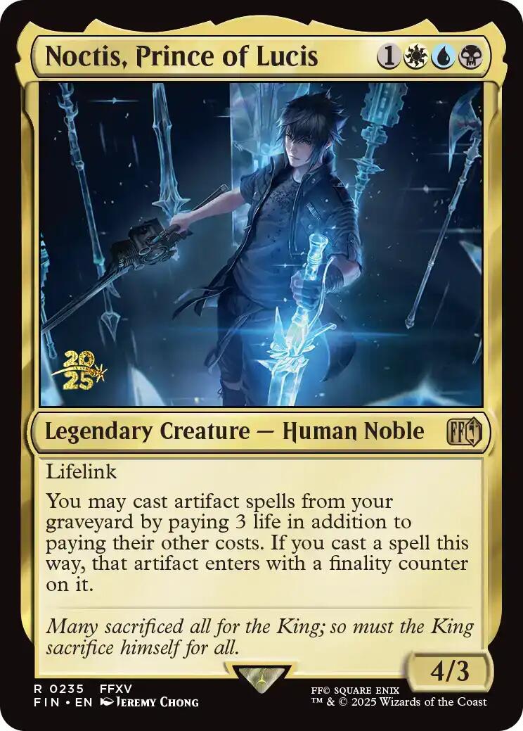 Noctis, Prince of Lucis [FINAL FANTASY Prerelease Promo] | Exor Games Truro