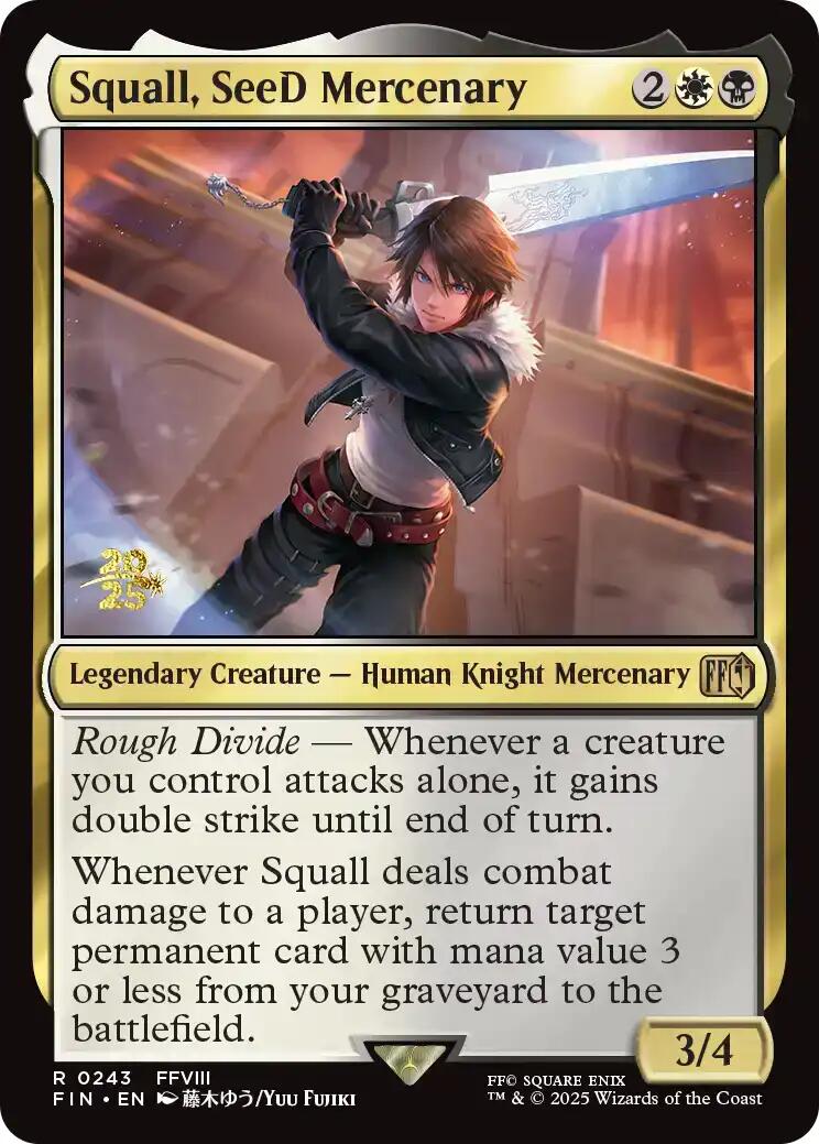 Squall, SeeD Mercenary [FINAL FANTASY Prerelease Promo] | Exor Games Truro
