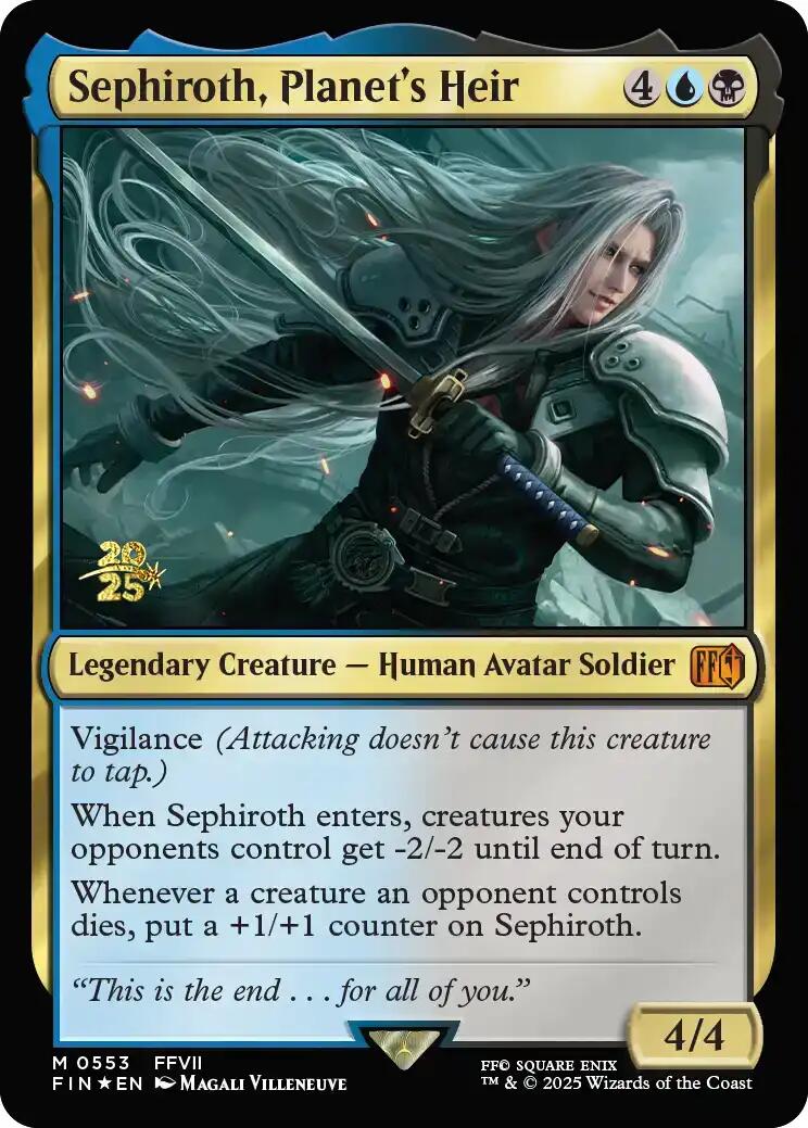 Sephiroth, Planet's Heir [FINAL FANTASY Prerelease Promo] | Exor Games Truro