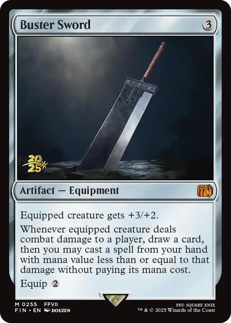 Buster Sword [FINAL FANTASY Prerelease Promo] | Exor Games Truro
