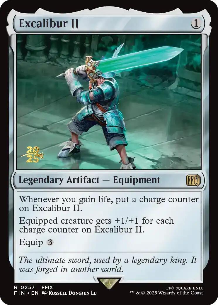 Excalibur II [FINAL FANTASY Prerelease Promo] | Exor Games Truro